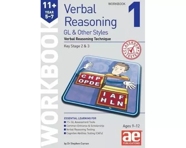11+ Verbal Reasoning Year 5-7 GL & Other Styles Workbook 1
