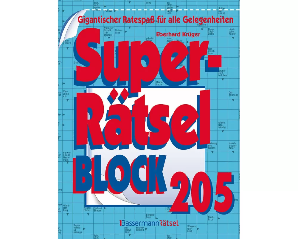 Superrätselblock 205 (5 Exemplare à 4,99 €)
