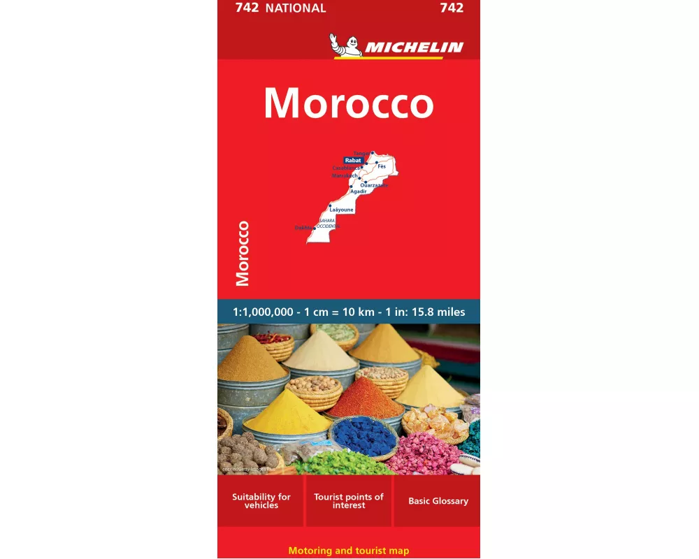 Morocco - Michelin National Map 742