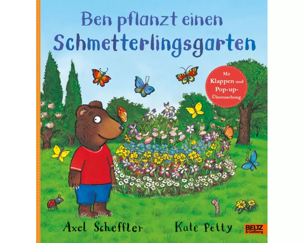 Ben pflanzt einen Schmetterlingsgarten