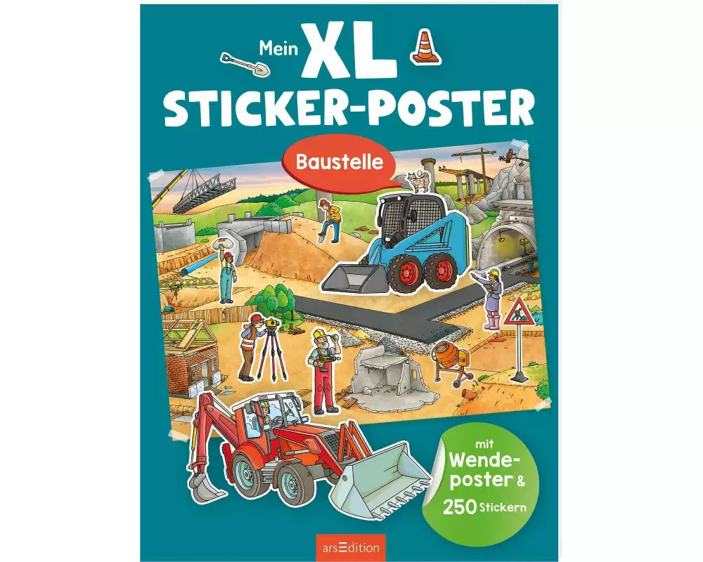 Mein XL Sticker-Poster Baustelle