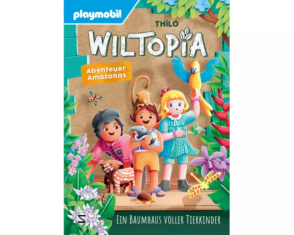 PLAYMOBIL Wiltopia. Abenteuer Amazonas. Ein Baumhaus voller Tierkinder