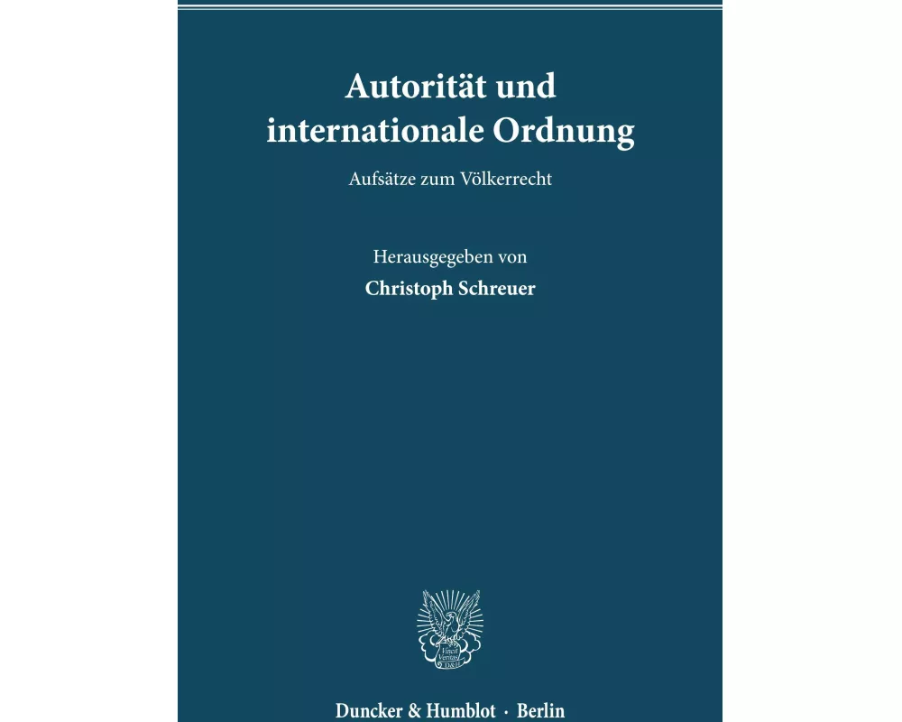 Autorität und internationale Ordnung