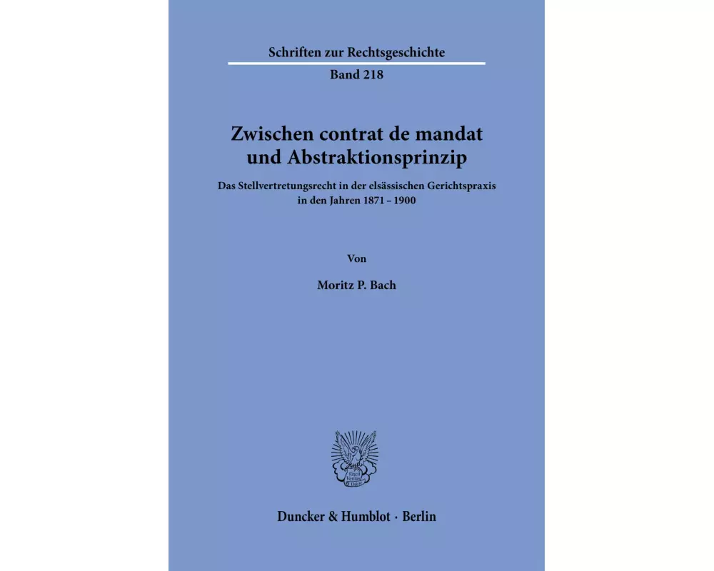 Zwischen contrat de mandat und Abstraktionsprinzip