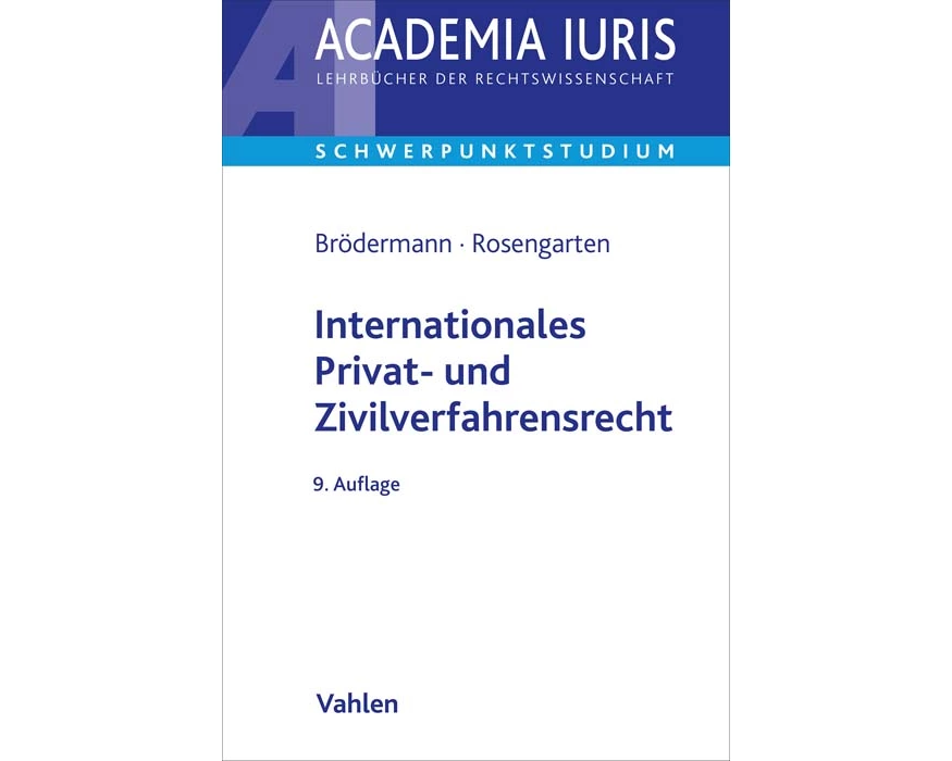 Internationales Privat- und Zivilverfahrensrecht