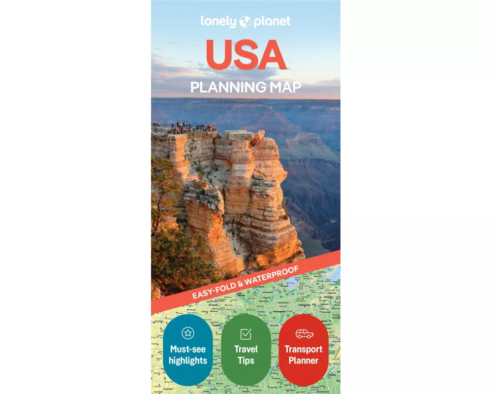 Lonely Planet USA Planning Map
