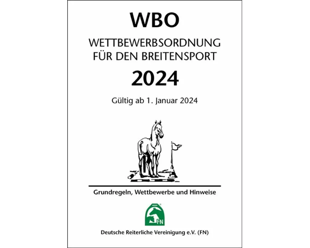 Wettbewerbsordnung für den Breitensport 2024