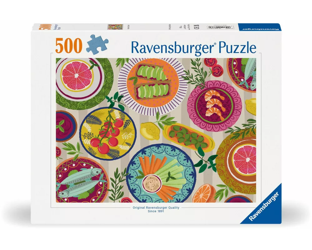 Erwachsenenpuzzle 500 Teile - Leckeres Picknick