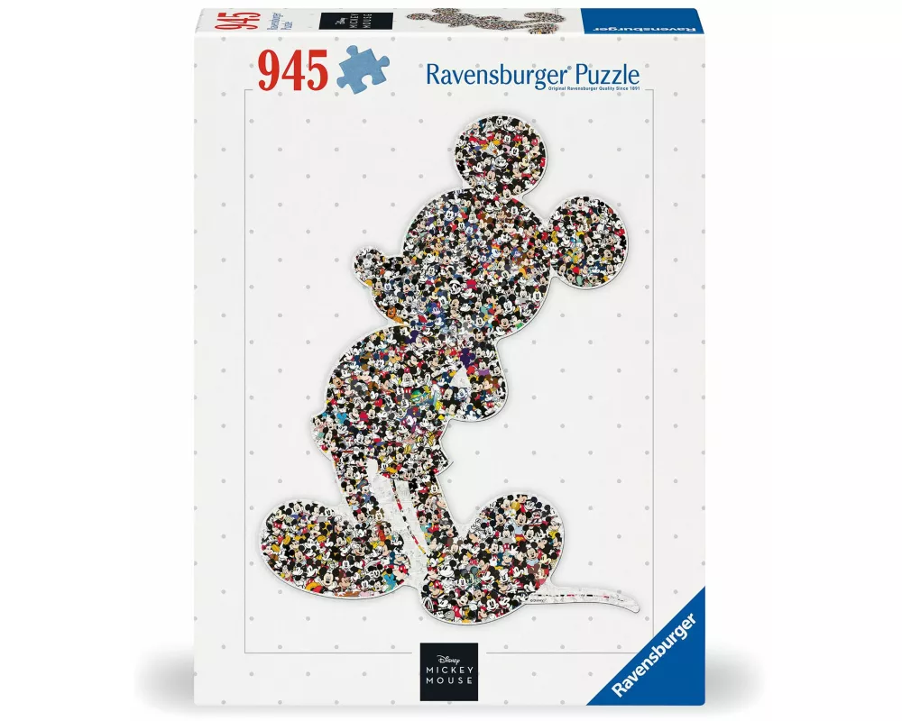 Erwachsenenpuzzle 940 Teile - Disney Micky Maus - Shaped Mickey