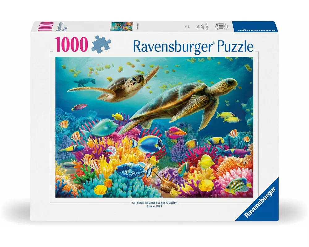 Erwachsenenpuzzle 1000 Teile - Blaue Unterwasserwelt