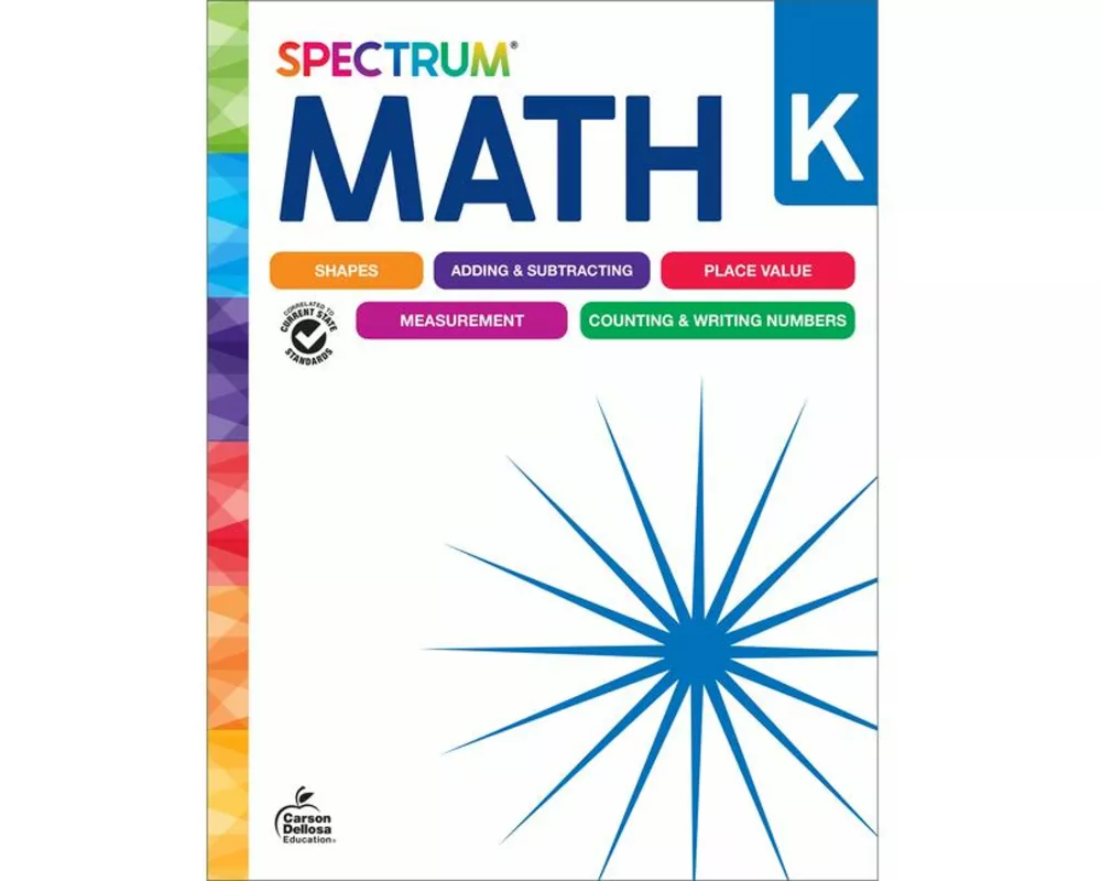 Spectrum Math Workbook Grade K