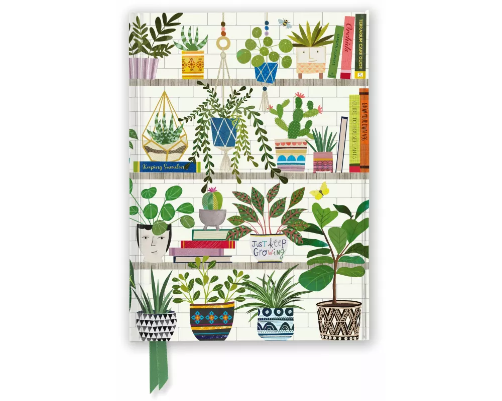 Georgia Breeze: Books & Plants (Foiled Journal)