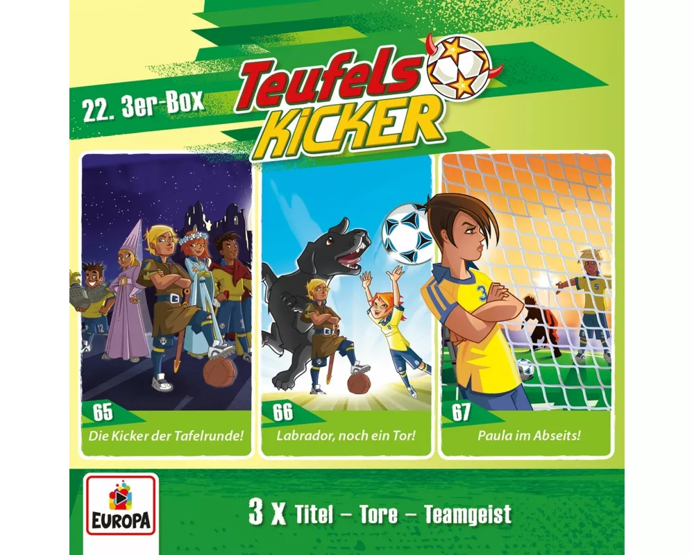 Teufelskicker - 22. Box - 3 Hörspiele