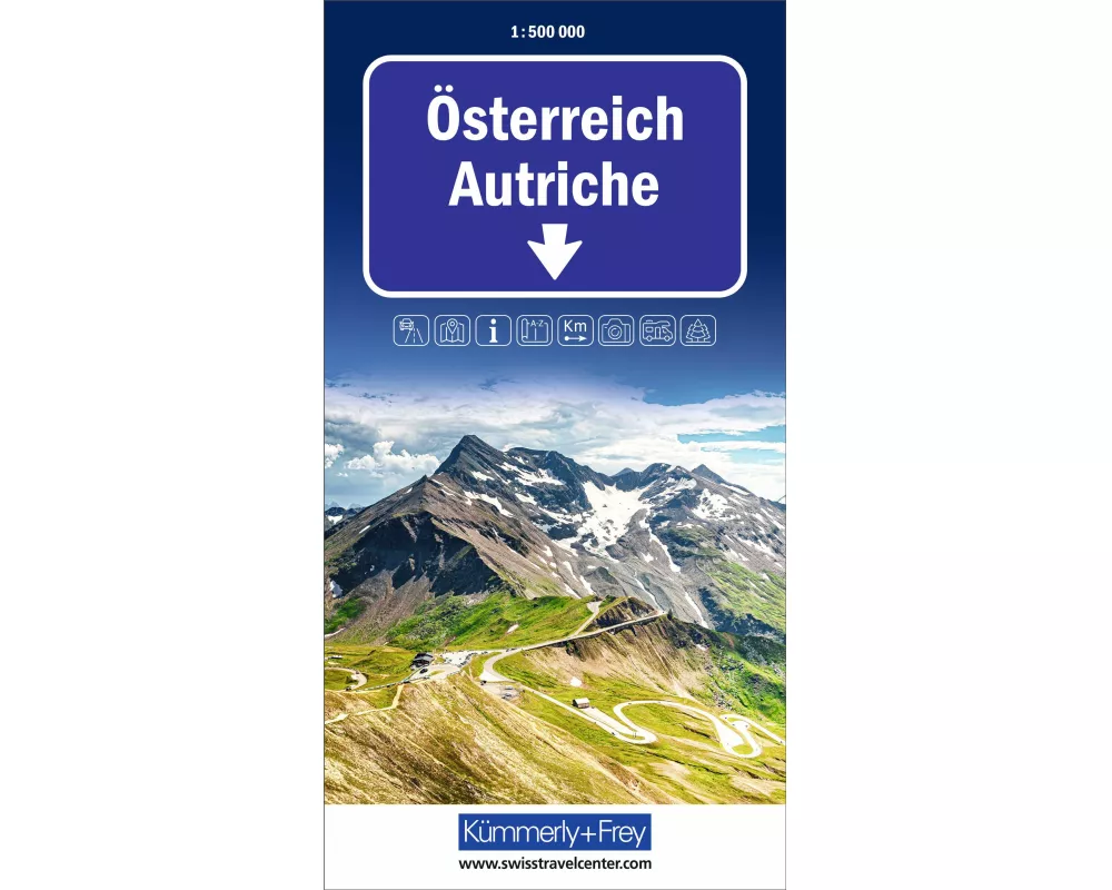Kümmerly+Frey Strassenkarte Österreich 1:500.000