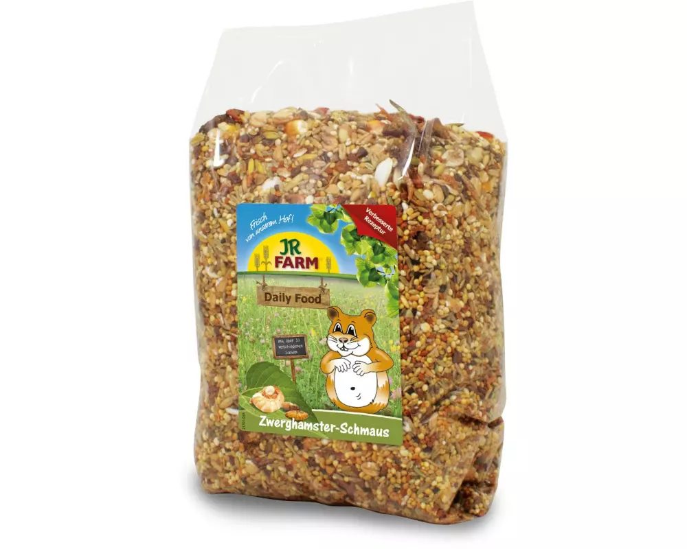 JR Farm Hauptfutter Basic Zwerghamster-Schmaus 600 g