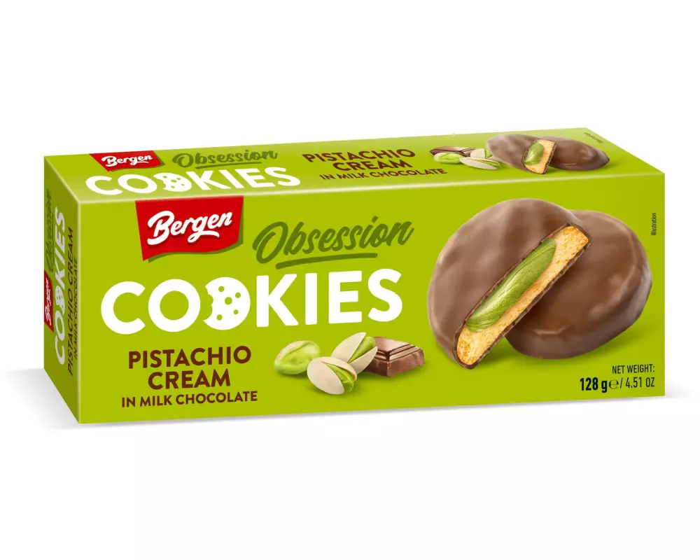 Bergen Cookies Obsession Pistaziencreme 128 g