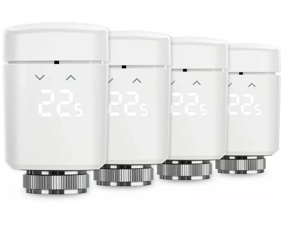 Eve Systems Heizkörperthermostat Eve Thermo 4er Set