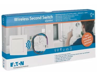 EATON xComfort Wireless Second Switch package pre-programmed