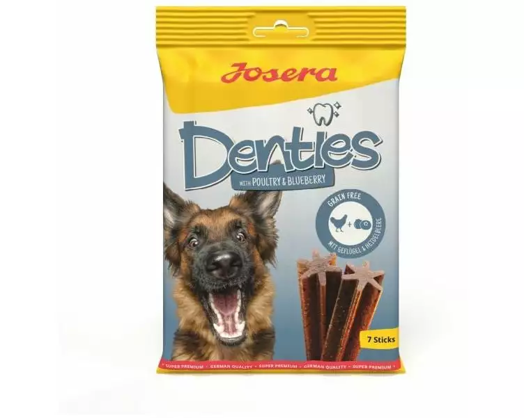 Josera Kaustange Denties Poultry & Blueberry Adult, 180 g