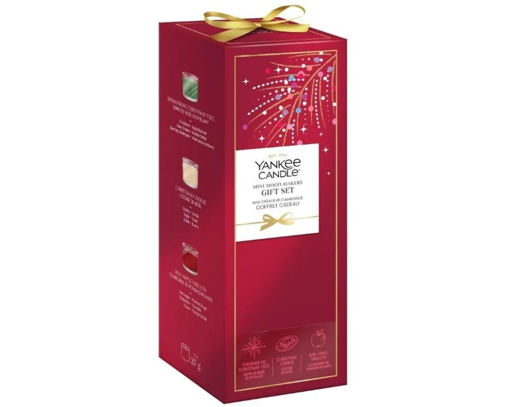 Yankee Candle Signature Geschenkset Christmas Moments, 3 Mini Filled Votives