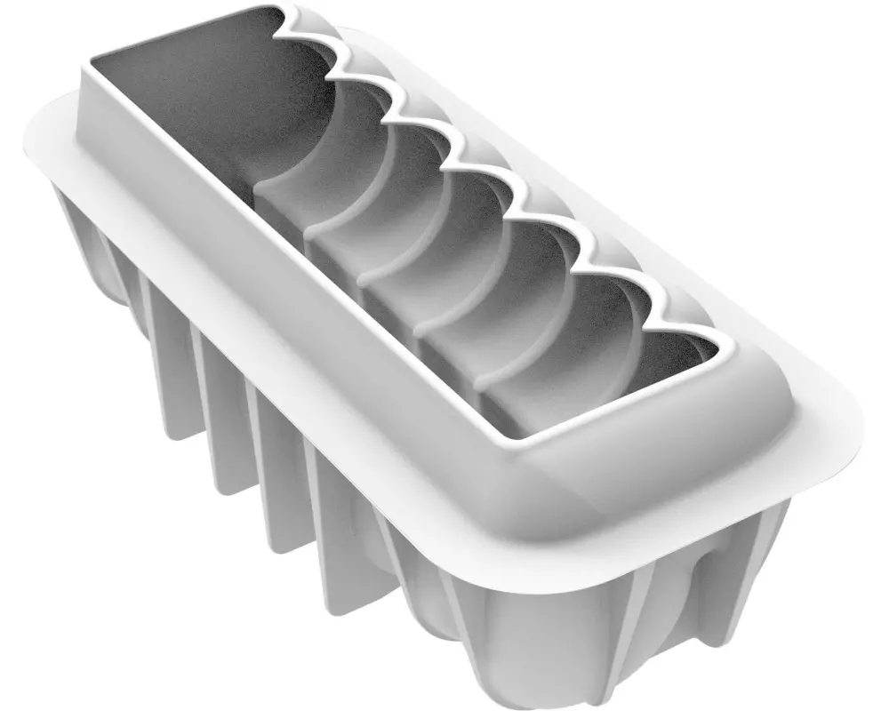 Silikomart Silikomart – Silikonbackform Herzen Grau 24 cm