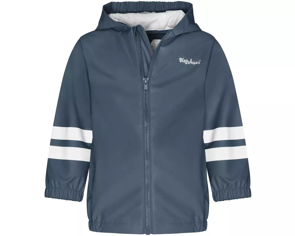 Playshoes Regenjacke Basic Gr. 116, Marineblau