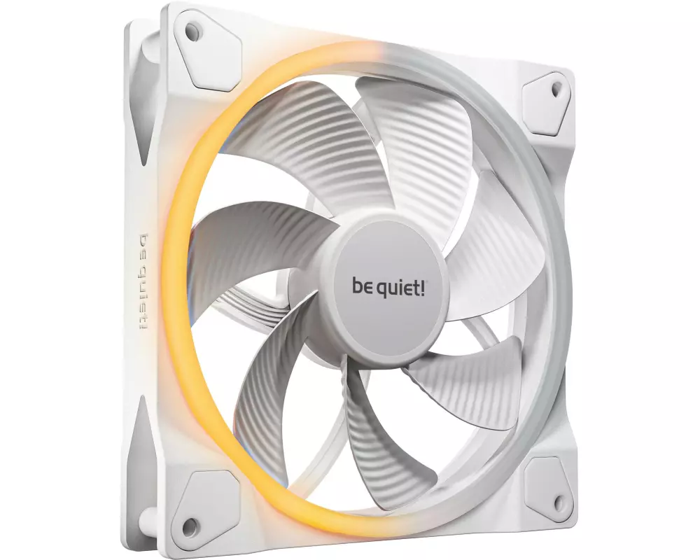 be quiet! PC-Lüfter Light Wings 140 mm PWM Reverse White