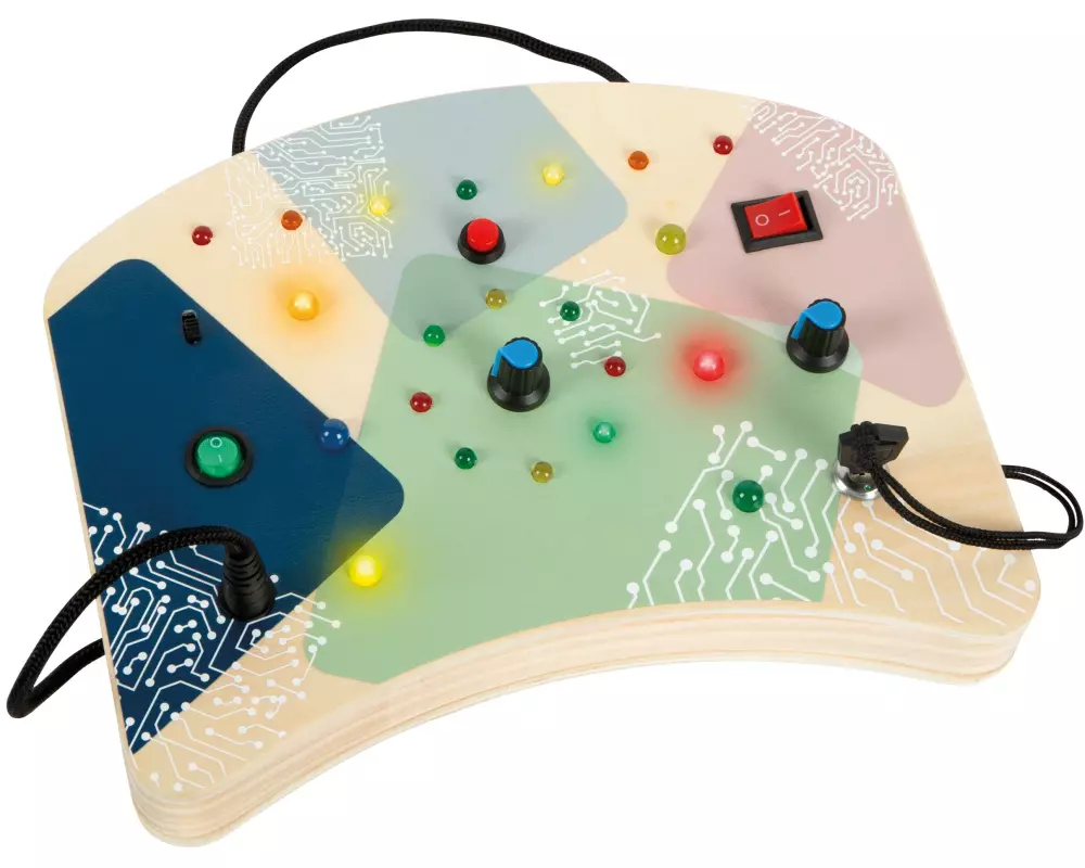 small foot Motorikbrett LED Licht und Schalter