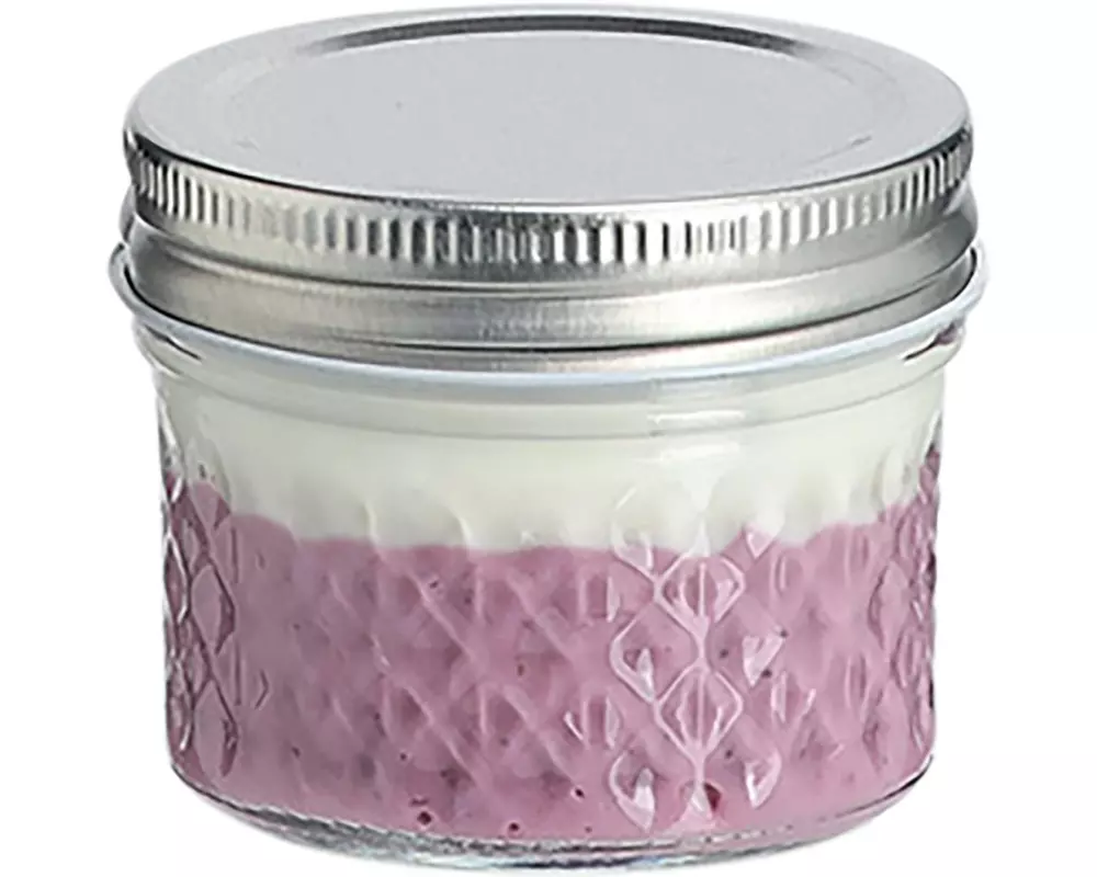 Zeller Present Vorratsglas mit Struktur 100 ml