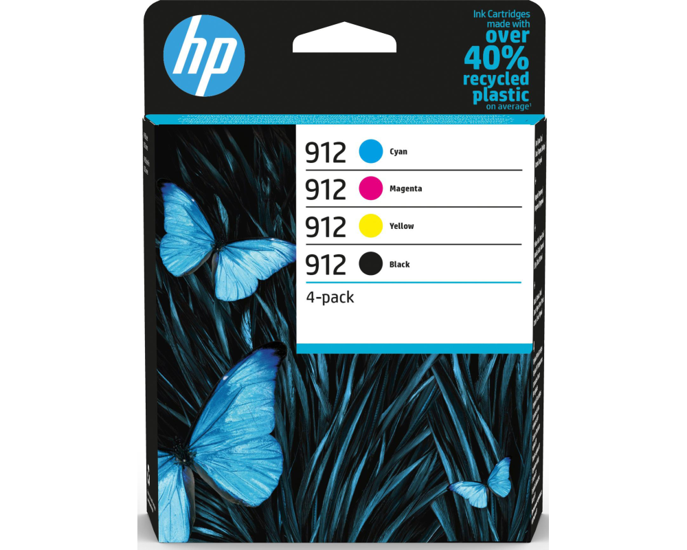HP Combopack 912 CMYBK 6ZC74AE#LS1 OfficeJet 8010/8020 250/315 S.