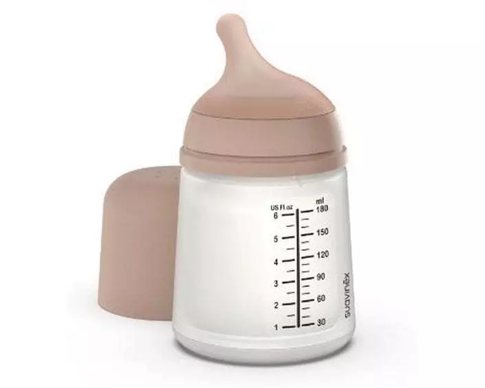 suavinex Trinkflasche Antikolikflasche Hellbraun 0.0, 180 ml Gr. A