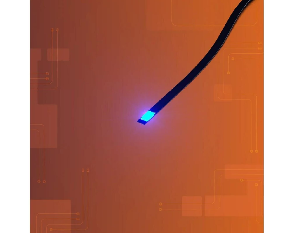 Light My Bricks 2.0 Astro Micro LED Blau 30 cm Flachkabel 4er Pack