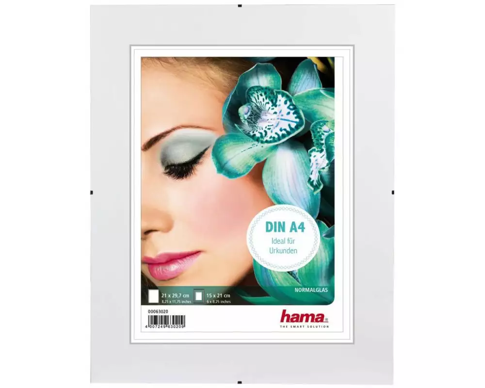 Hama Bilderrahmen Clip-Fix Transparent, 15 x 21 cm