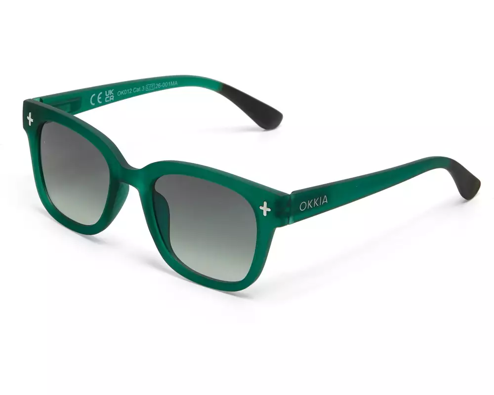 OKKIA Sonnenbrille Giovanni Translucent Green
