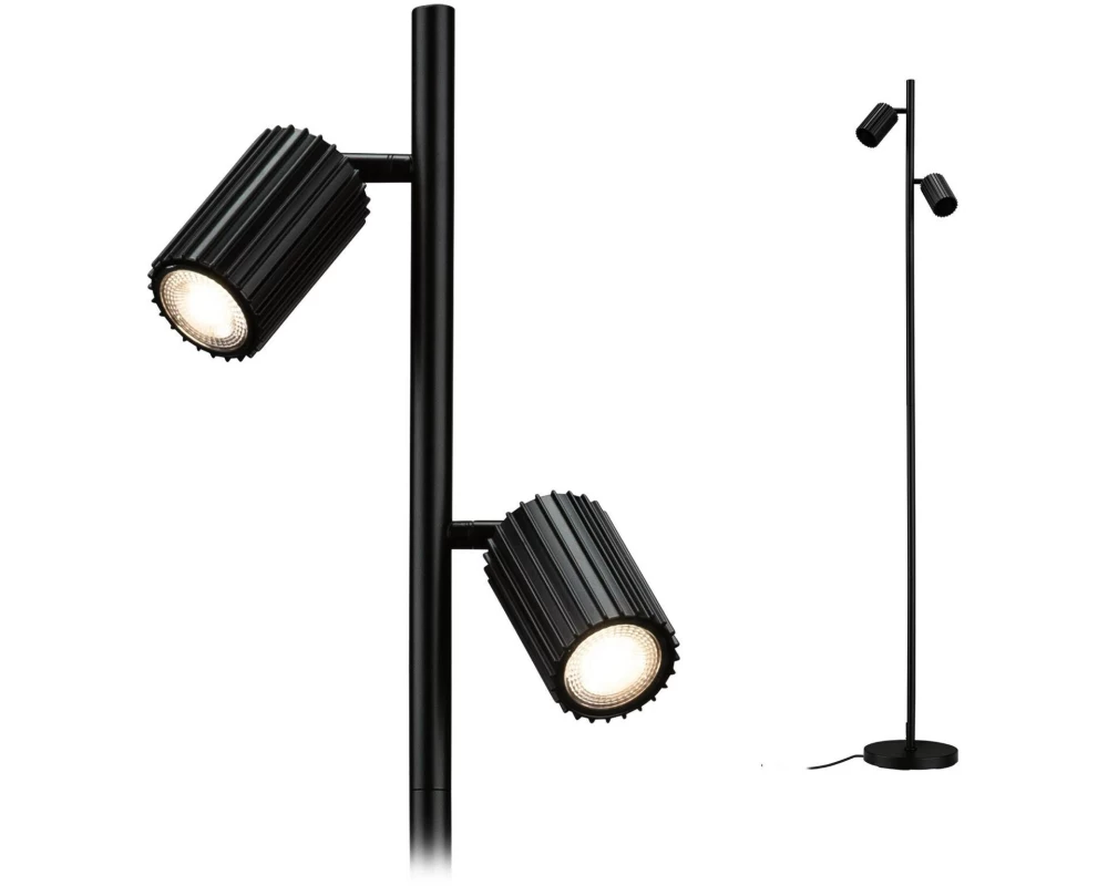 Paulmann Stehleuchte Lirena 1575 mm max. 2 x 7W Schwarz matt