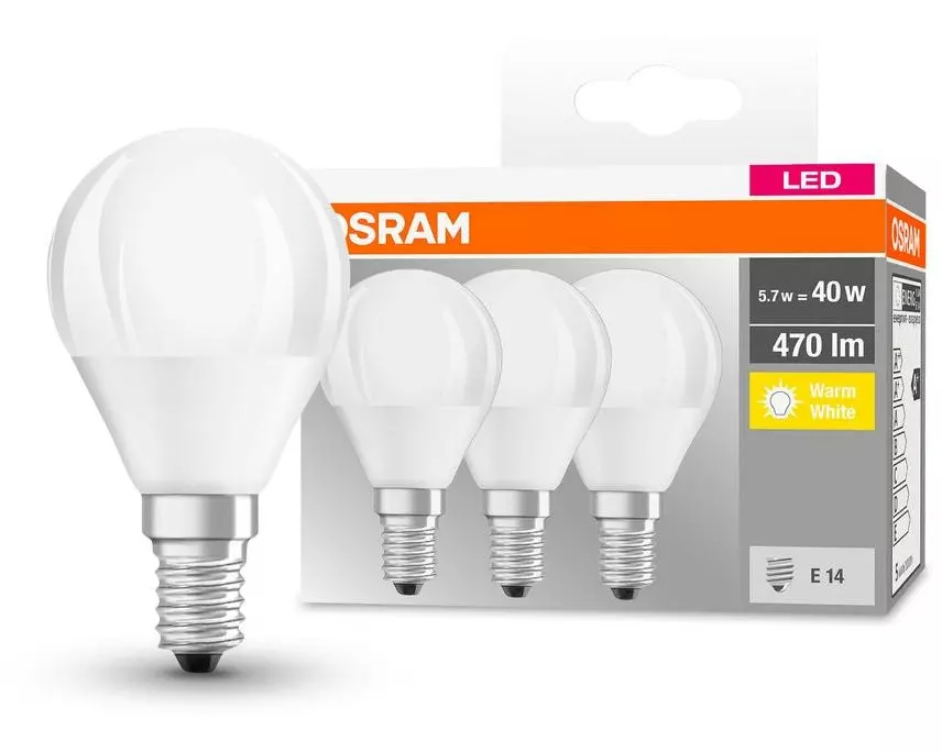 OSRAM Lampe Base Retro, 5.5W, E14 Warmweiss (WW)