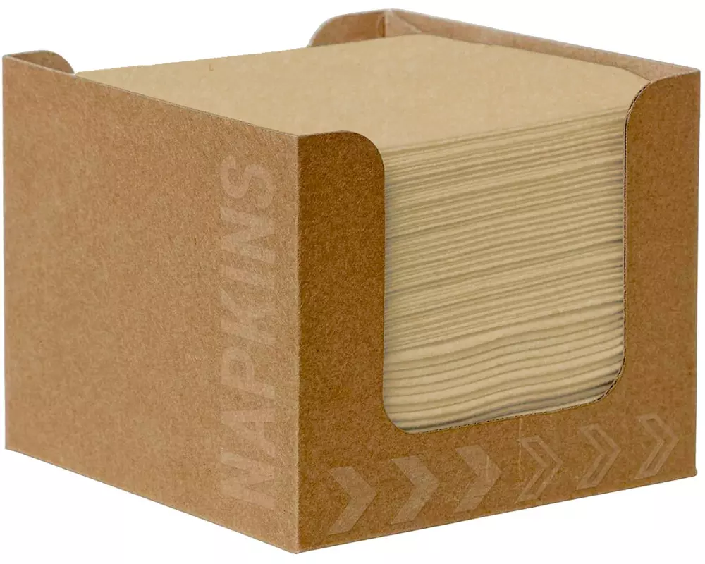 Duni Cocktailservietten Fingerfood 20 cm x 20 cm, 50 Stück,Nature