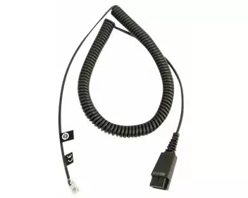JABRA QD Cord to RJ10 coiled 0.5-2 meters standard-allocation