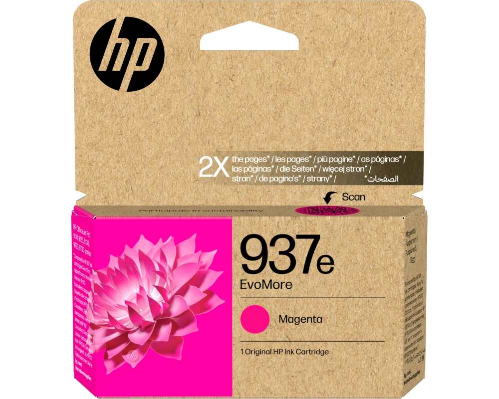 HP Tintenpatrone 937e magenta 4S6W7NE#LS1 OfficeJet 9110b/9120 1650 S.