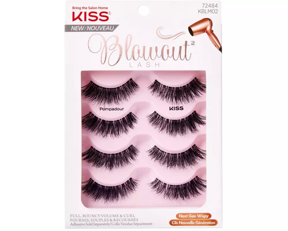 Kiss Blowout Lash Pompadour Schwarz