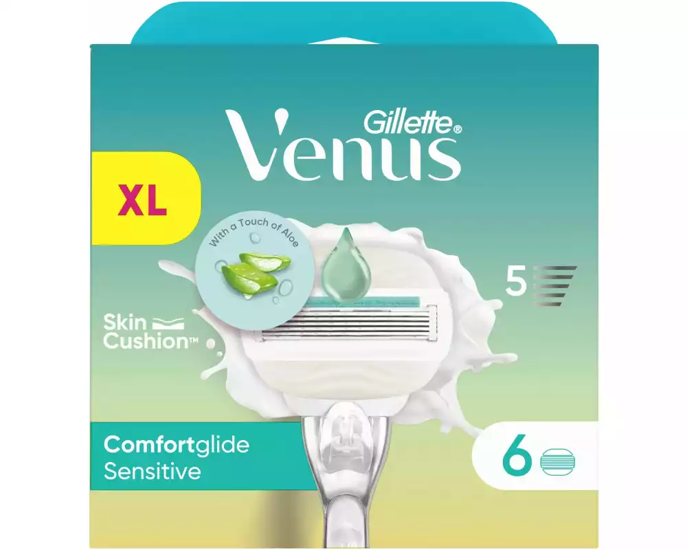 Gillette Venus Rasierklingen Comfortglide Sensitive 6er Pack