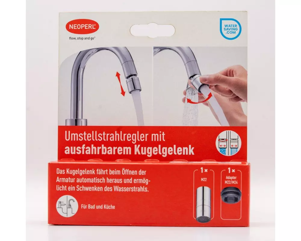 NEOPERL Umstellstrahlregler M22/M24, 5.7L/MIN
