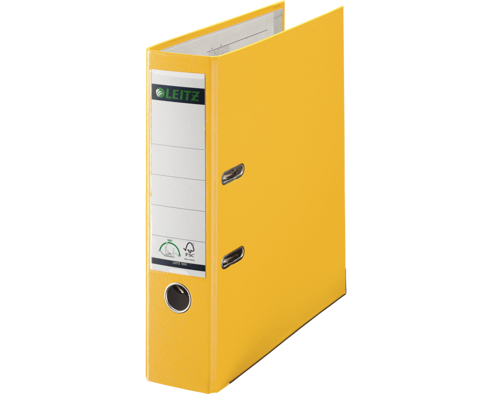 LEITZ Qualitäts-Ordner 180° 8cm 10105015 gelb A4