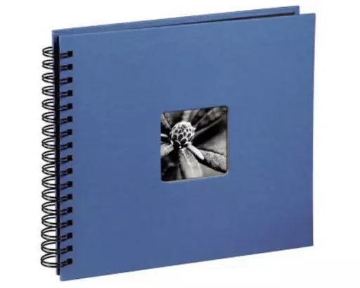Hama Fotoalbum Fine Art 28 x 24 cm Hellblau, 50 schwarze Seiten