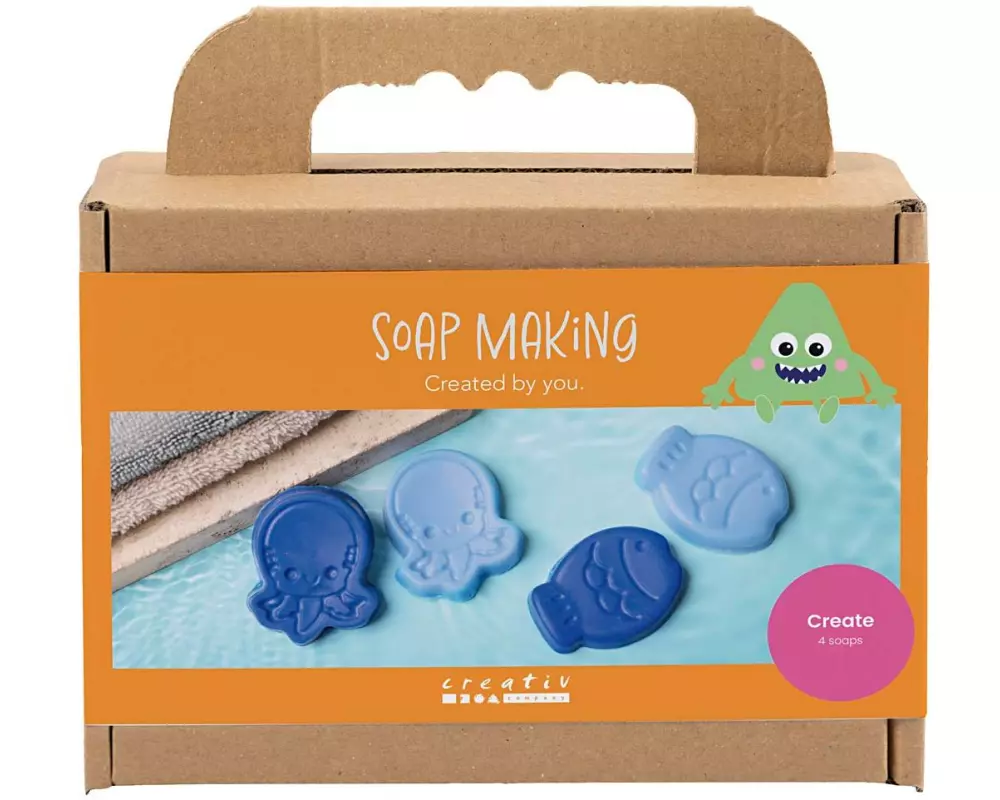 Creativ Company Bastelset - Seifenherstellung, Meerestiere, Blau