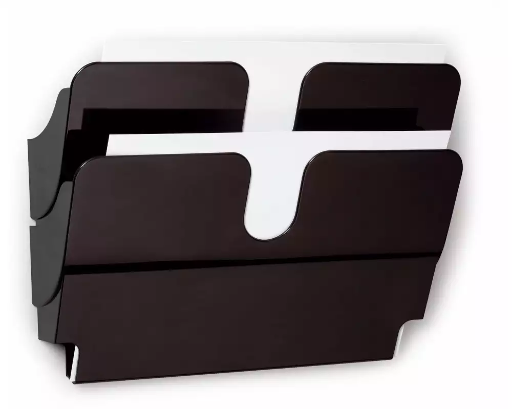 DURABLE Prospektständer Flexiplus 2 A4 quer, Schwarz