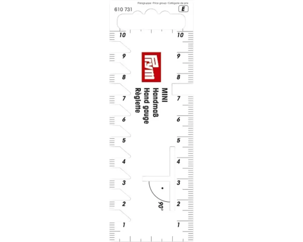 Prym Handmass Mini 10 cm, Weiss