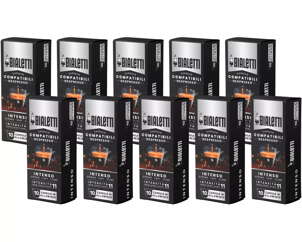 Bialetti Kaffeekapseln Intenso 10 x 10 Stück