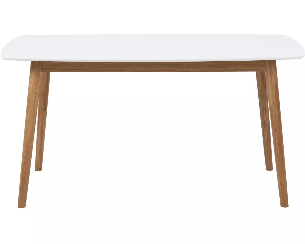 AC Design Tisch Nagano Braun/Weiss