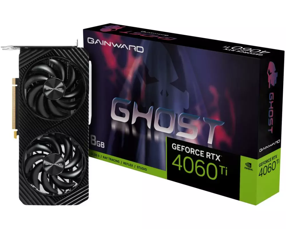 Gainward Grafikkarte GeForce RTX 4060 Ti Ghost 8 GB